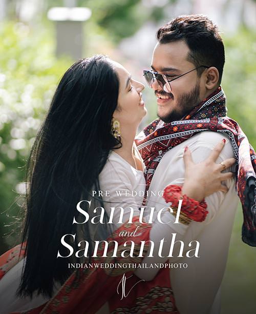 indian bangkok pre wedding samuel samantha cover potrait 1