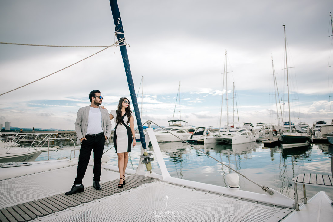 Pre Wedding Ocean Marina Yacht Club Pattaya Aman and Avishi 