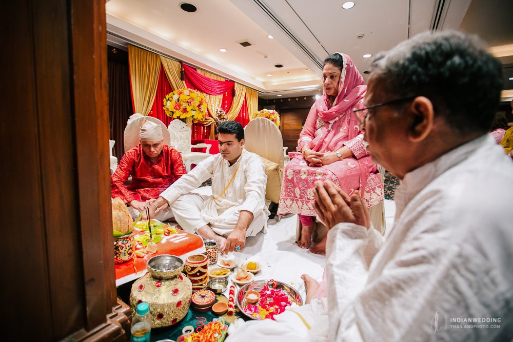 Anantara Riverside Bangkok Ghari Pooja Indian Wedding