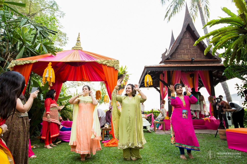 Mehndi Ceremony Photography Indian Wedding Bangkok