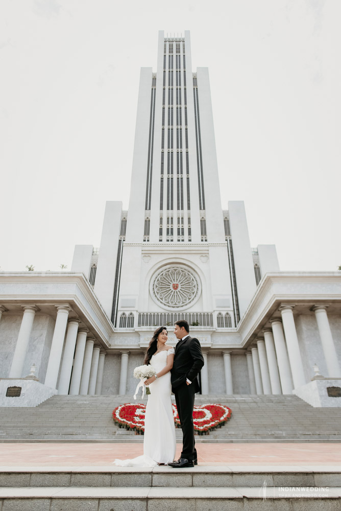 Prewedding photo shoot Bangkok Thailand ABAC Indian Couple